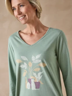 Lot 2 chemises de nuit forme tee-shirt