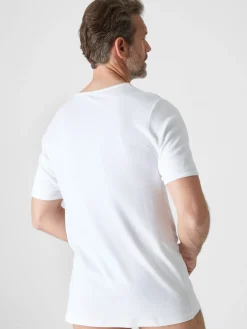 Lot 2 maillots de corps chauds col rond