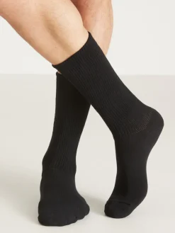 Lot 2 paires mi-chaussettes pieds larges