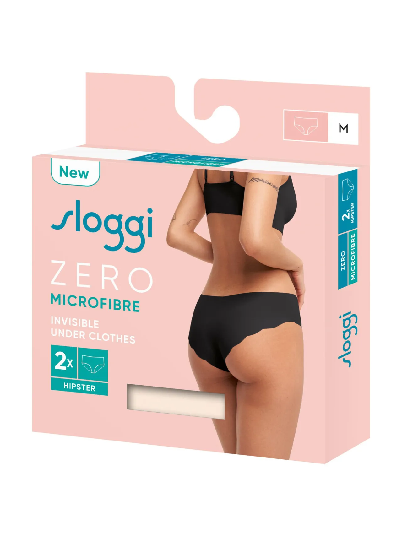 Lot 2 shorties ZERO Microfibre Hipster