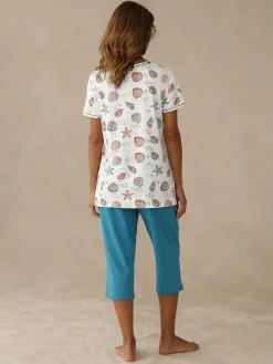 Lot d'1 pyjacourt + 1 pyjama coton