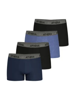 Lot de 4 boxers Basic Coton