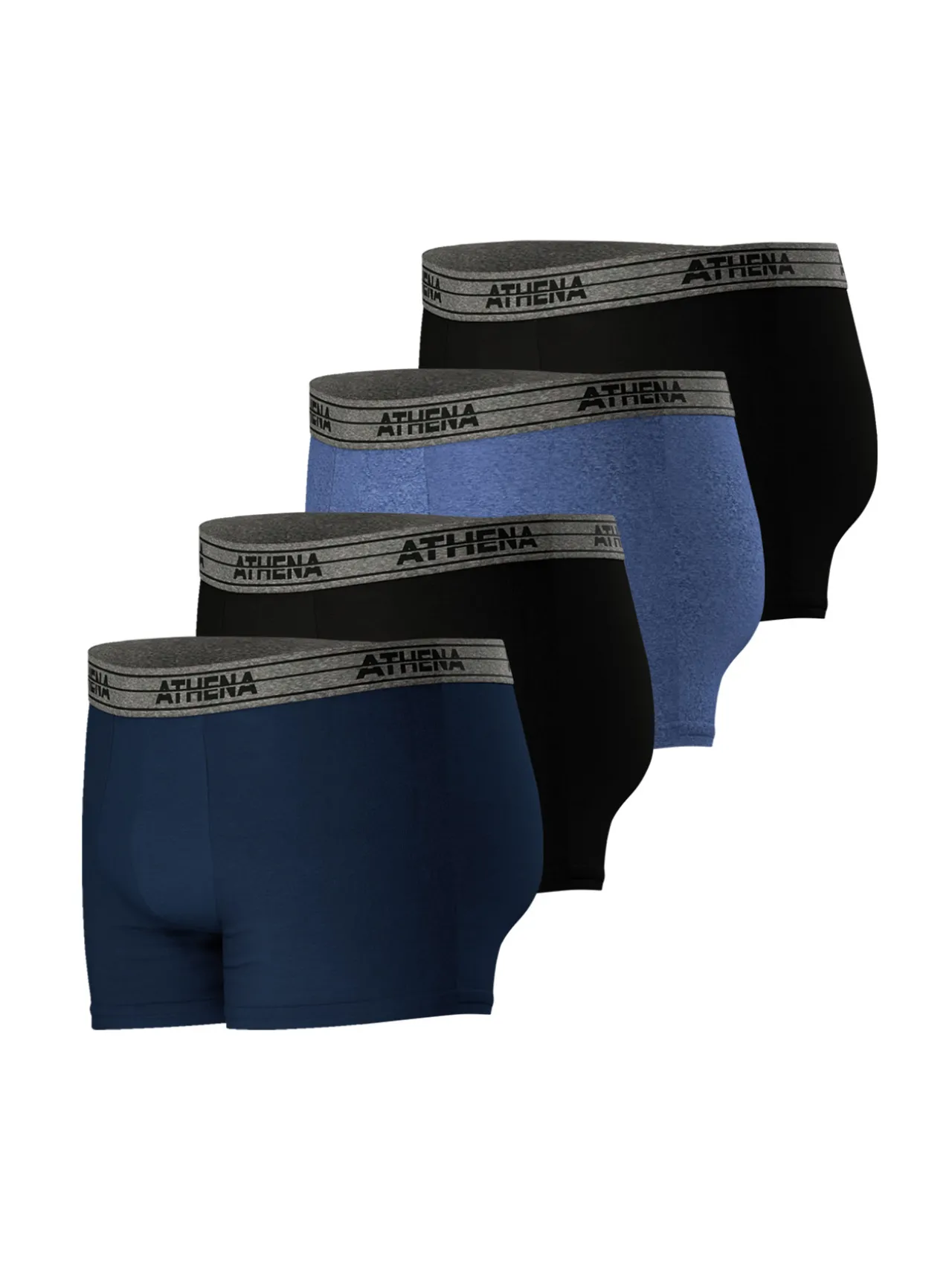 Lot de 4 boxers Basic Coton