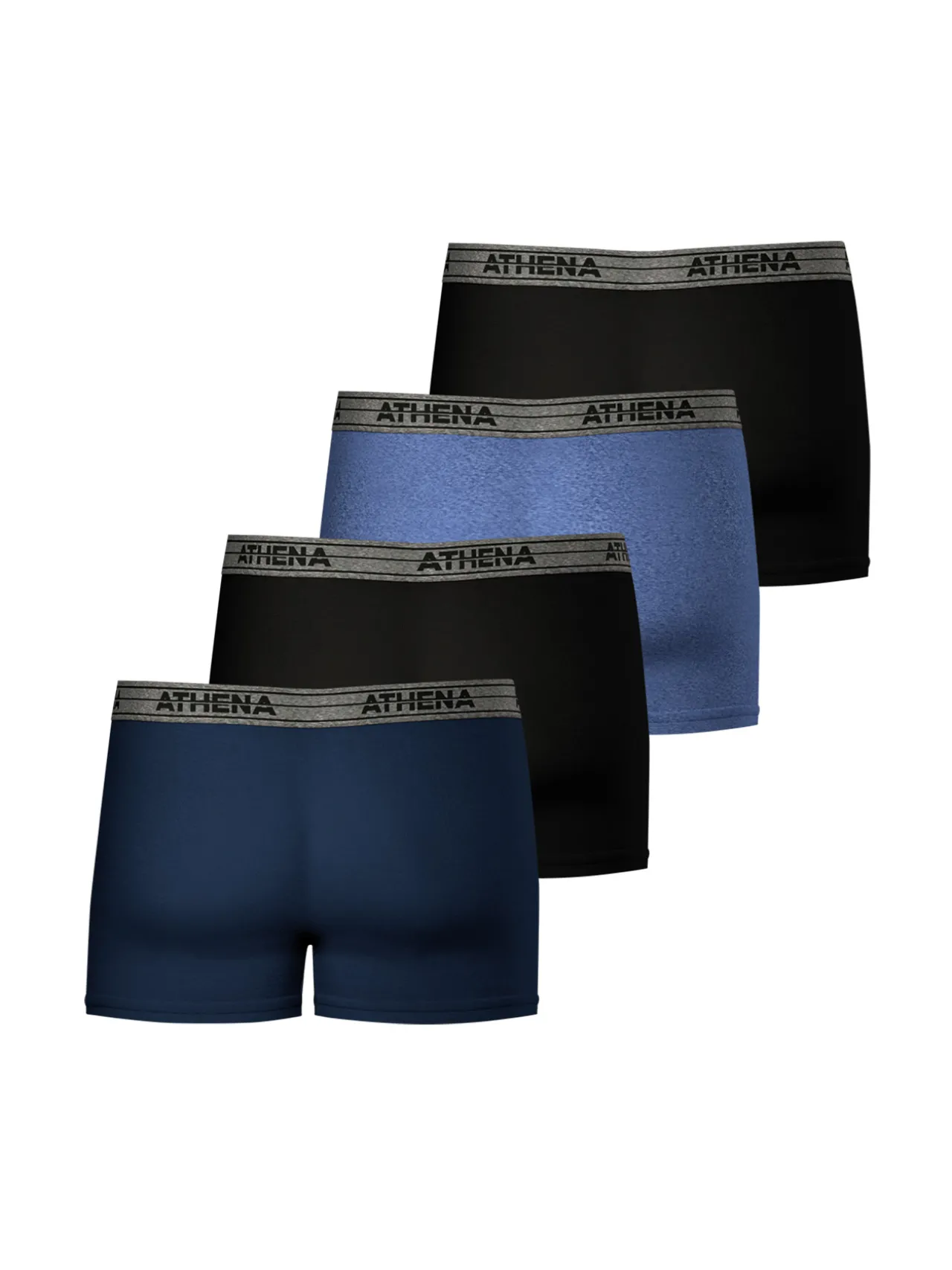 Lot de 4 boxers Basic Coton