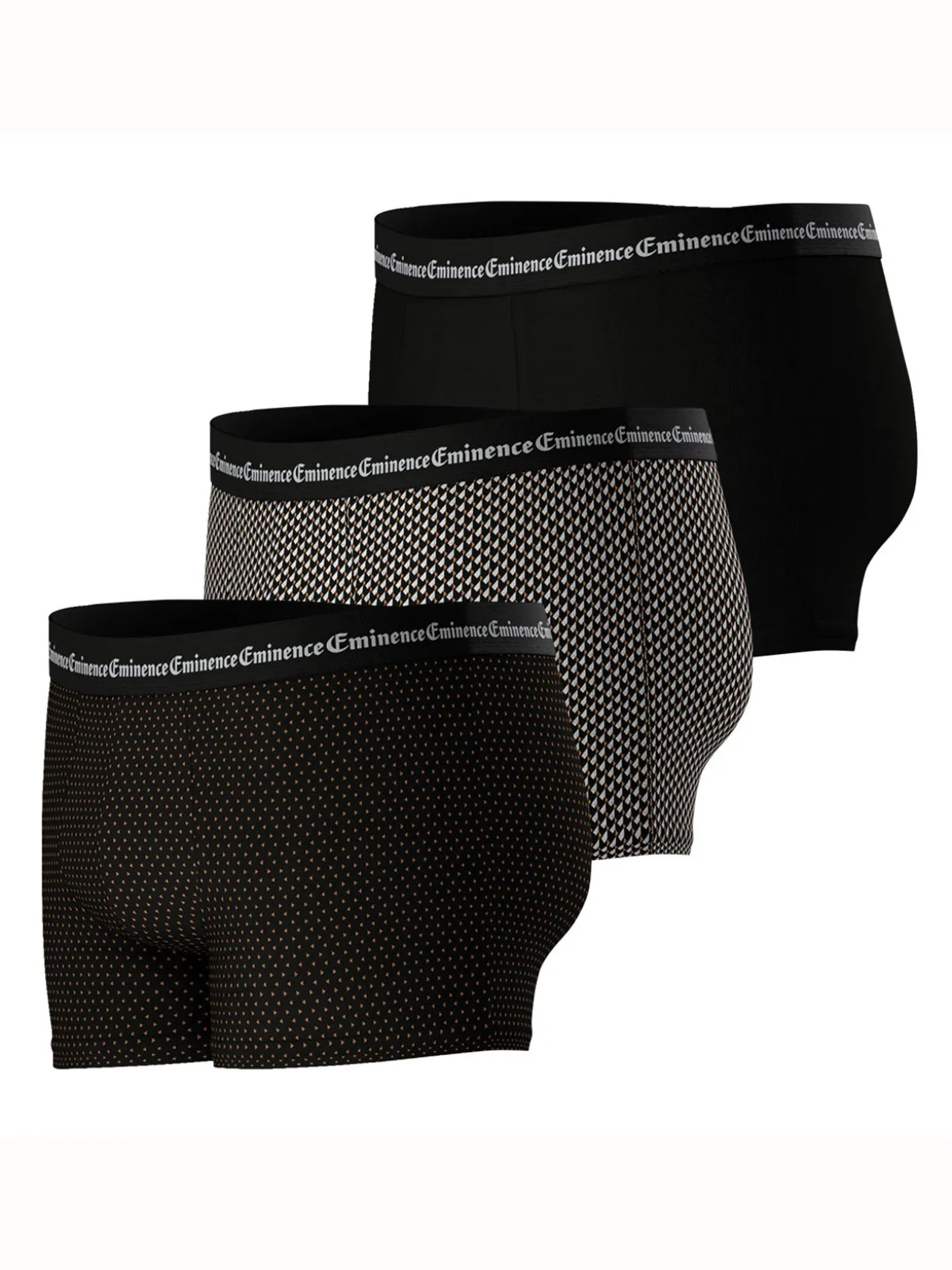 Lot de 3 boxers homme Business Print
