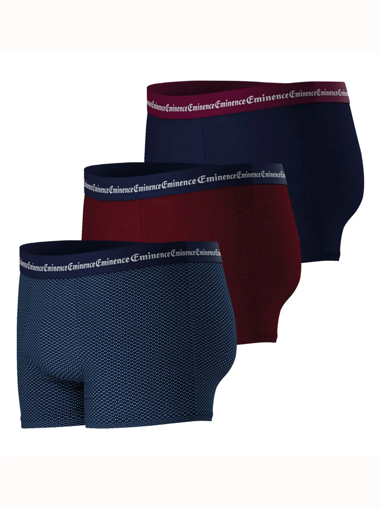 Lot de 3 boxers homme Business Print