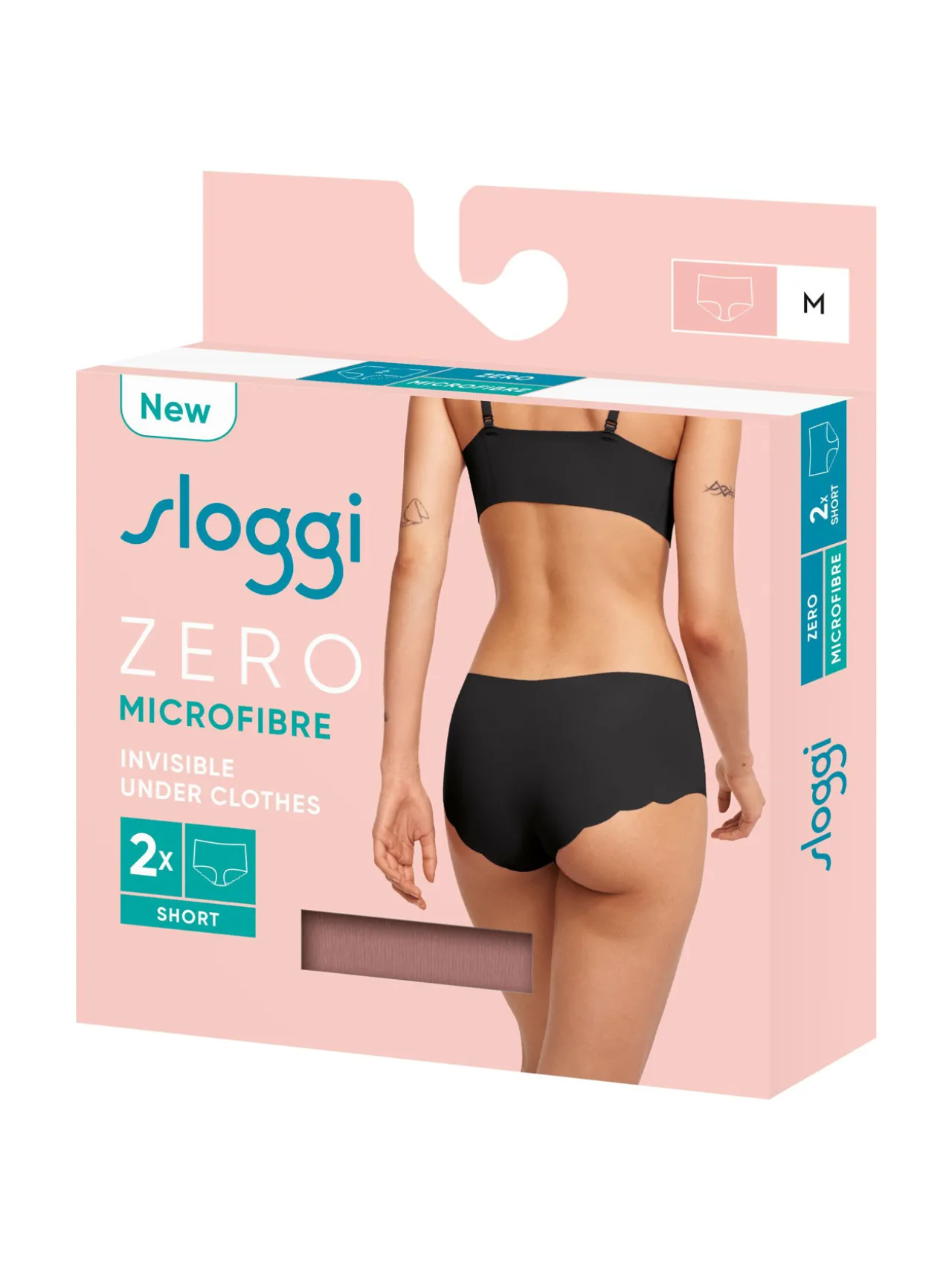 Lot de 2 boxers ZERO Microfibre Hipster