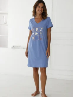 Lot de 3 chemises de nuit coton court