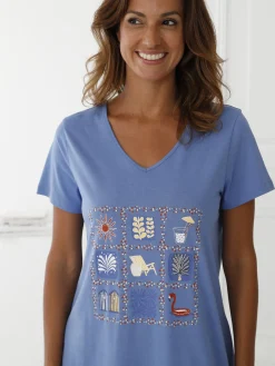 Lot de 3 chemises de nuit coton court