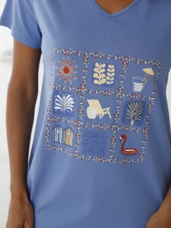 Lot de 3 chemises de nuit coton court