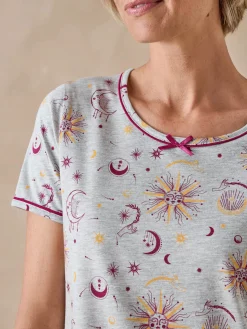 Lot de 2 chemises de nuit longues