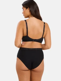 Lot de 2 culottes hautes Invisible Coton