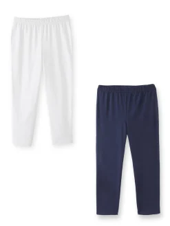 Lot de 2 leggings courts