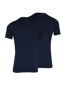 Lot de 2 maillots col V manches courtes