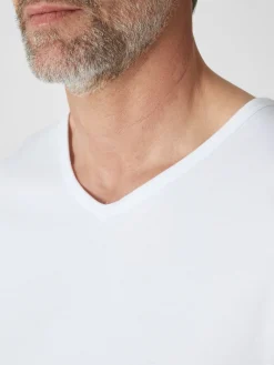 Lot de 2 maillots de corps chauds col V