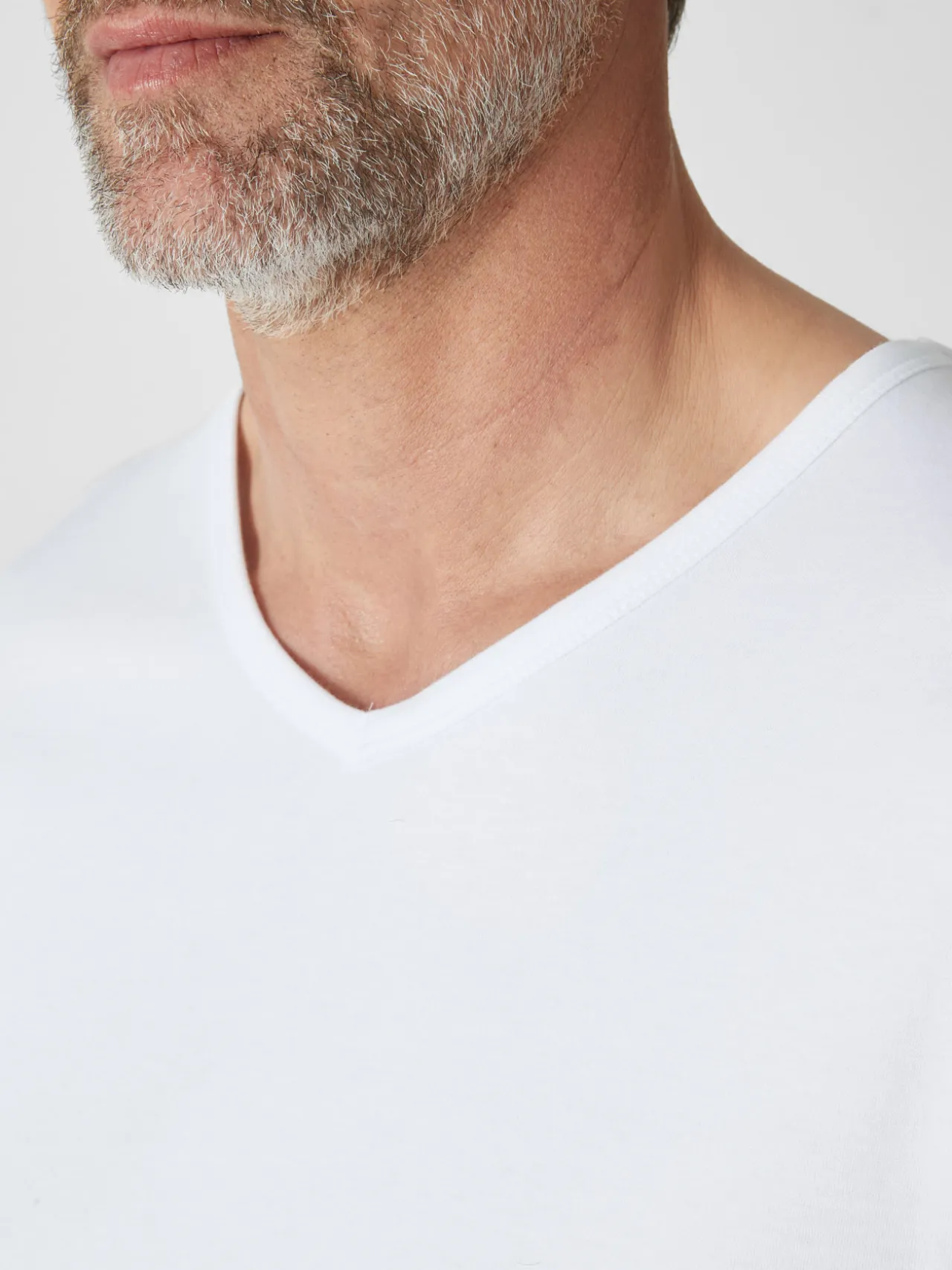 Lot de 2 maillots de corps chauds col V