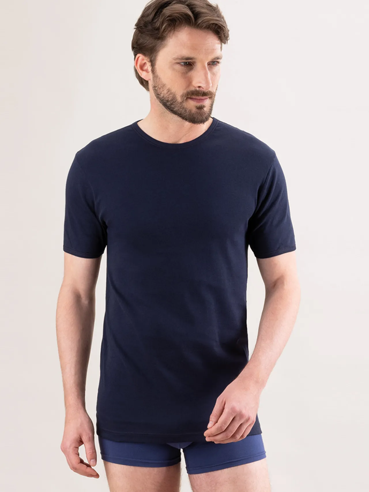 Lot de 2 maillots de corps col rond