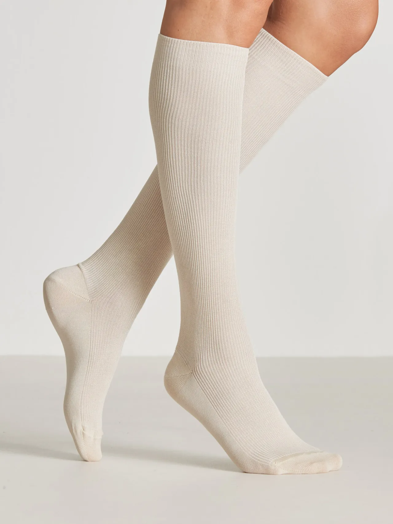 Lot de 2 paires de mi-bas 79% coton