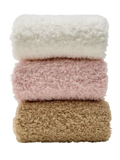 Lot de 3 paires de mi-chaussettes douces