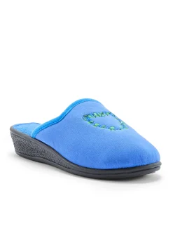 Lot de 2 paires de mules brodées