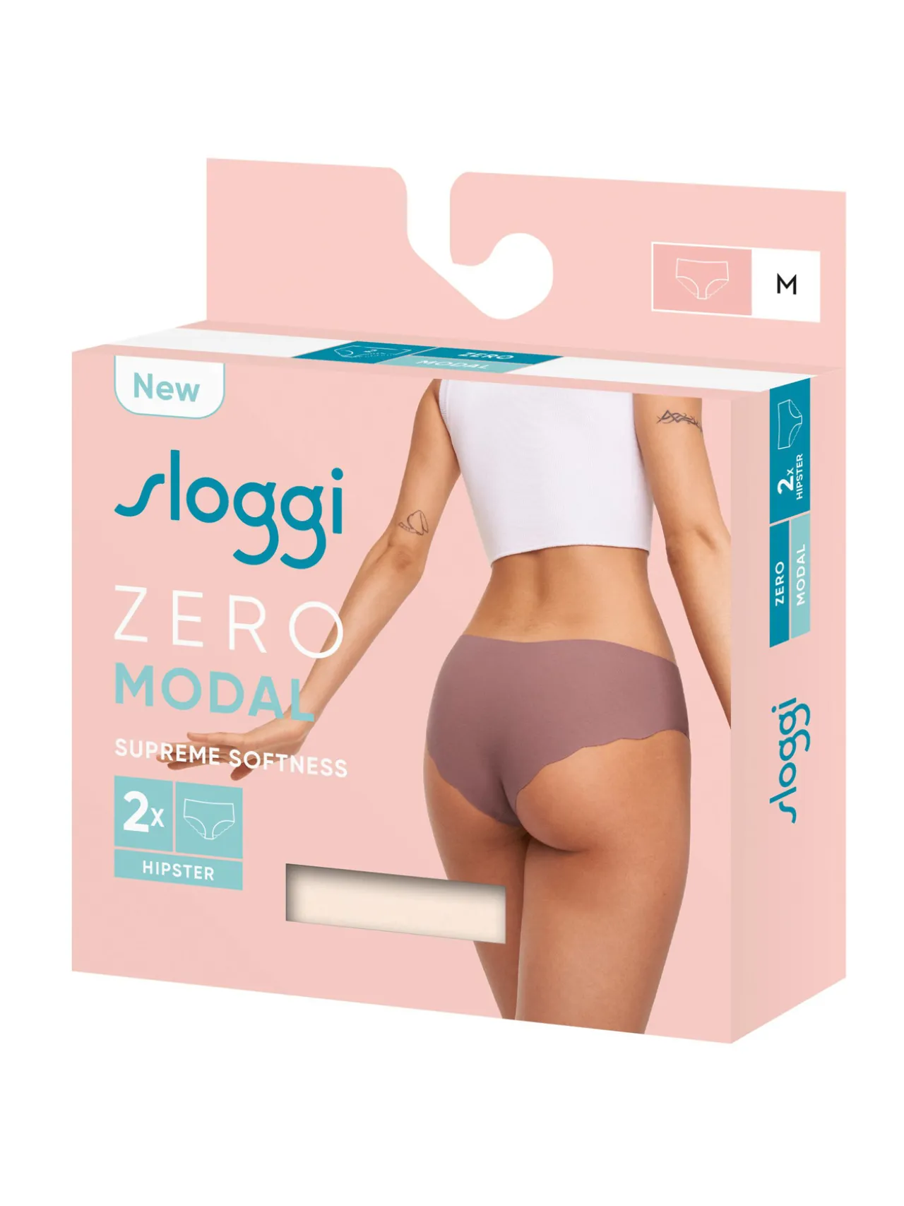 Lot de 2 shorties ZERO Modal 2.0 Hipster