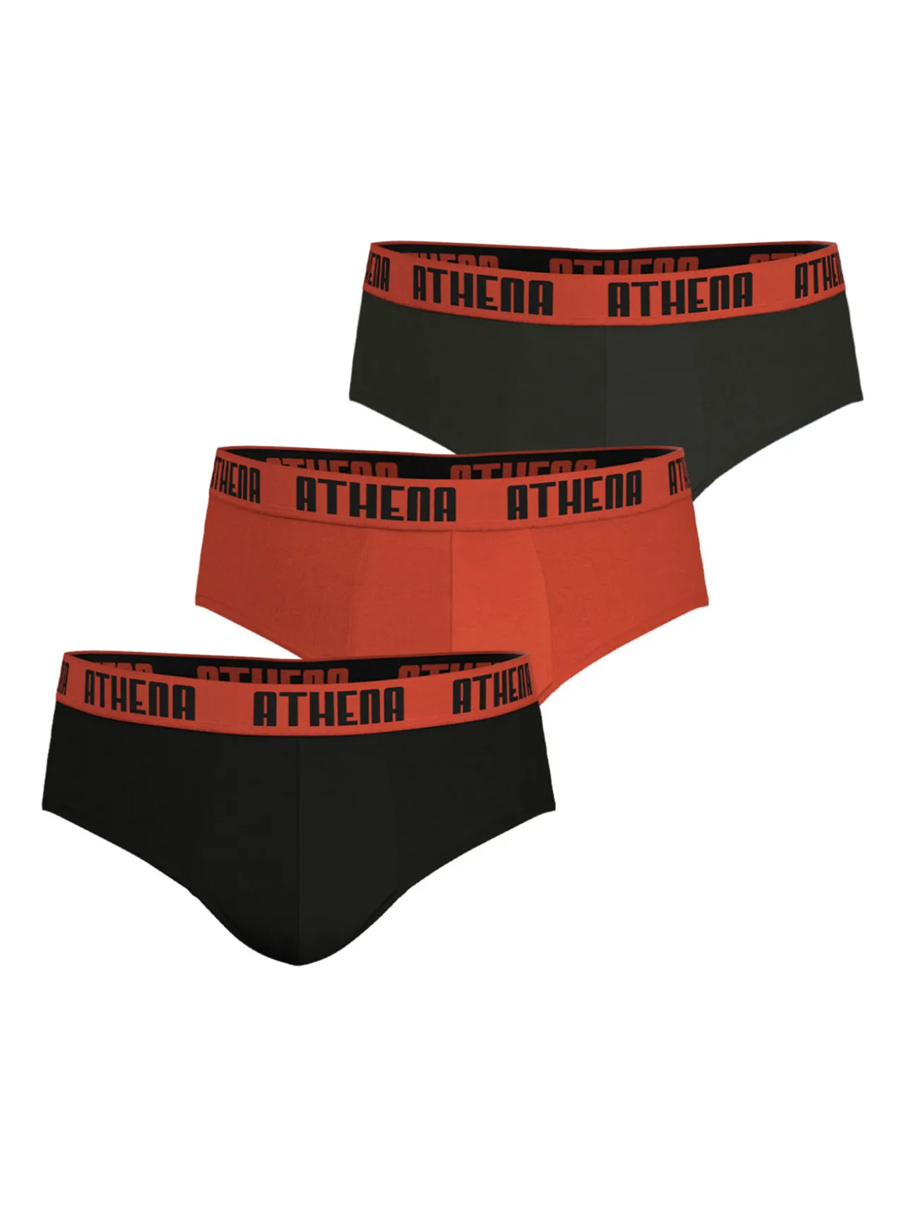 Lot de 3 slips coton stretch