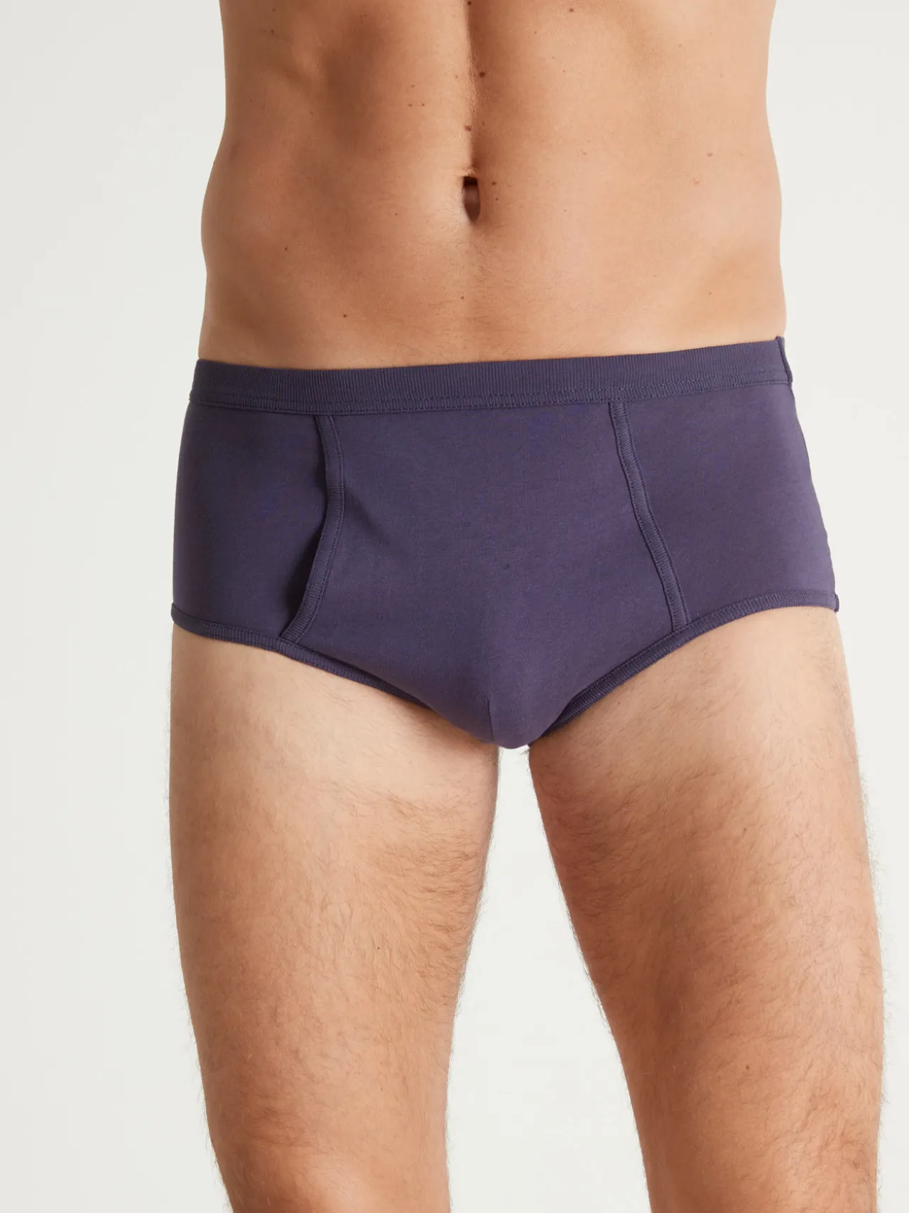 Lot de 4 slips hauts ouverts pur coton