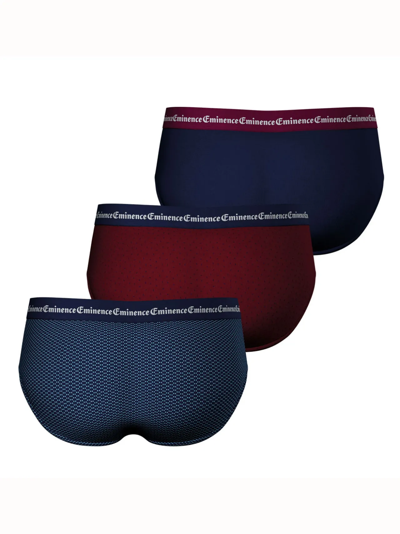 Lot de 3 slips homme Business Print