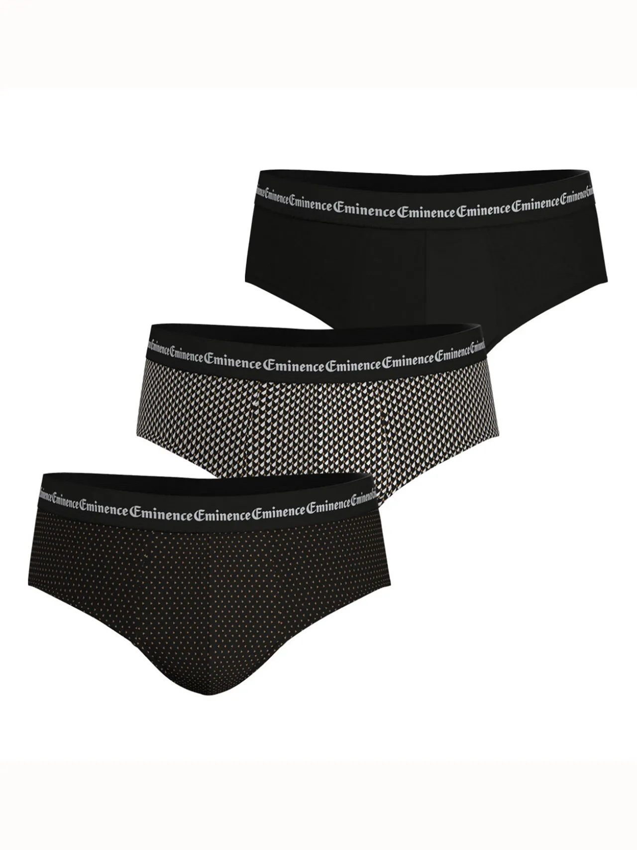 Lot de 3 slips homme Business Print