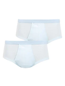 Lot de 2 slips ouverts taille haute