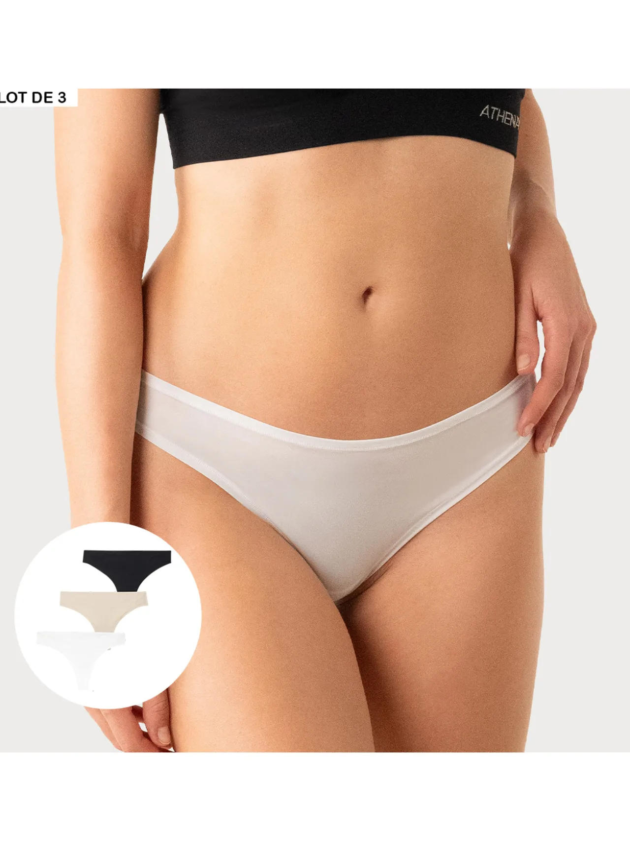 Lot de 3 tangas Micro Ecopack