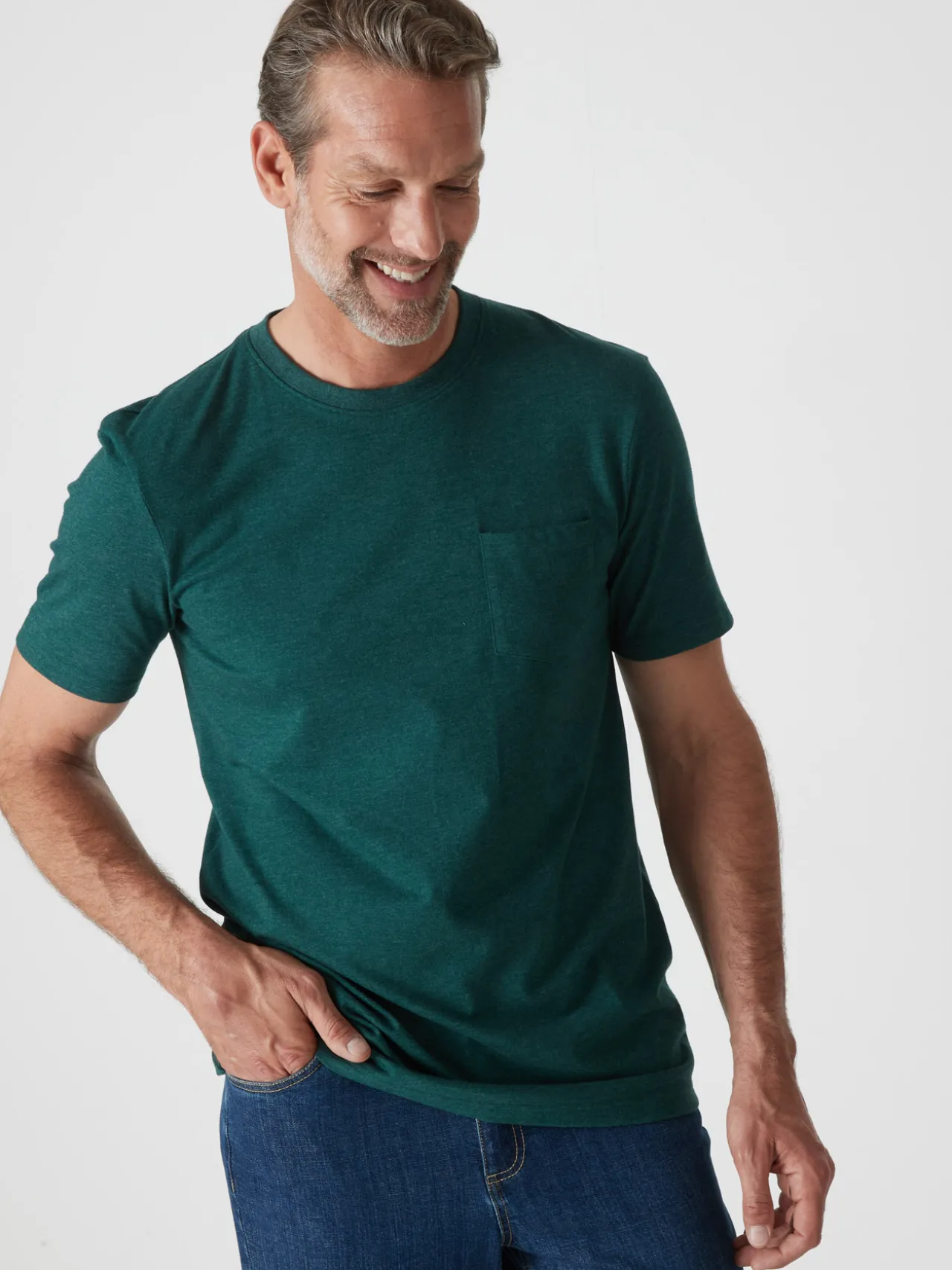 Lot de 2 tee-shirt effet chiné