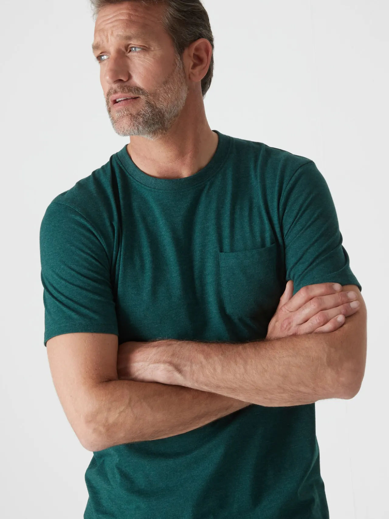 Lot de 2 tee-shirt effet chiné