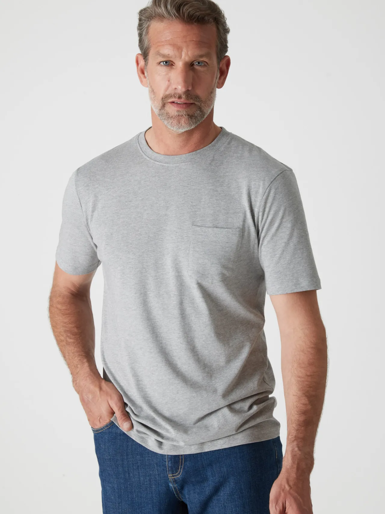 Lot de 2 tee-shirt effet chiné