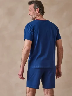 Lot pyjashort + pyjama jersey pur coton