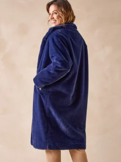 Manteau imitation fourrure