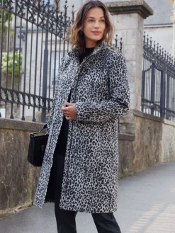 Manteau zippé tout doublé