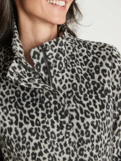 Manteau zippé tout doublé