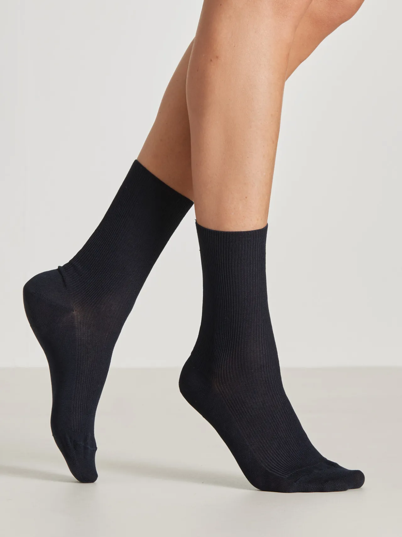 Mi-chaussettes coton lot de 2 paires