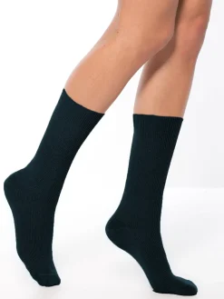 Mi-chaussettes coton lot de 2 paires