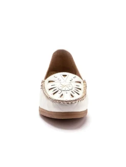 Mocassins ajourés grande largeur