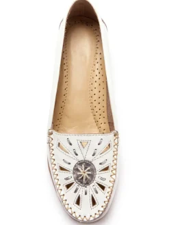 Mocassins ajourés largeur confort