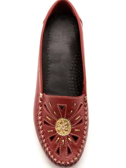 Mocassins ajourés largeur confort