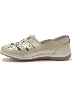 Mocassins ajourés élastiqués