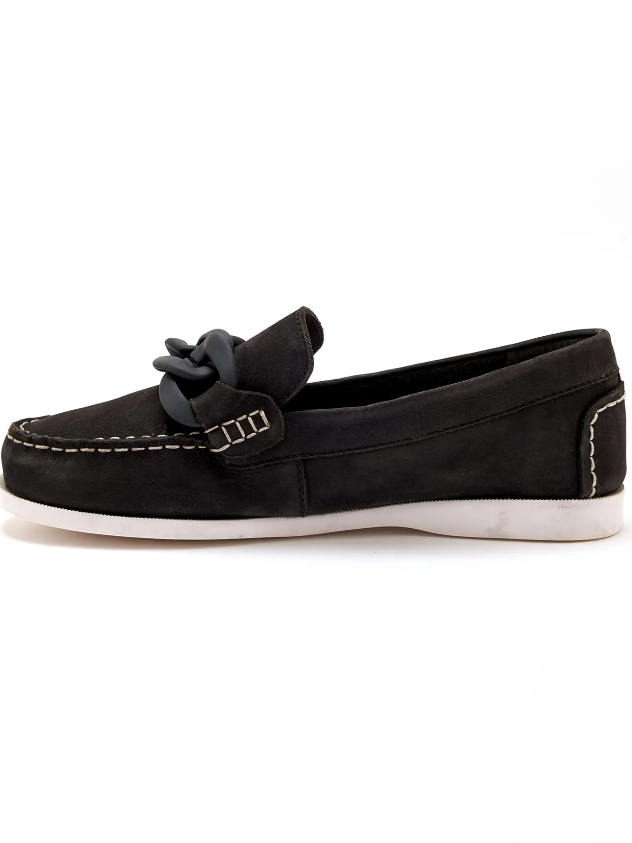 Mocassins bateau cuir nubuck