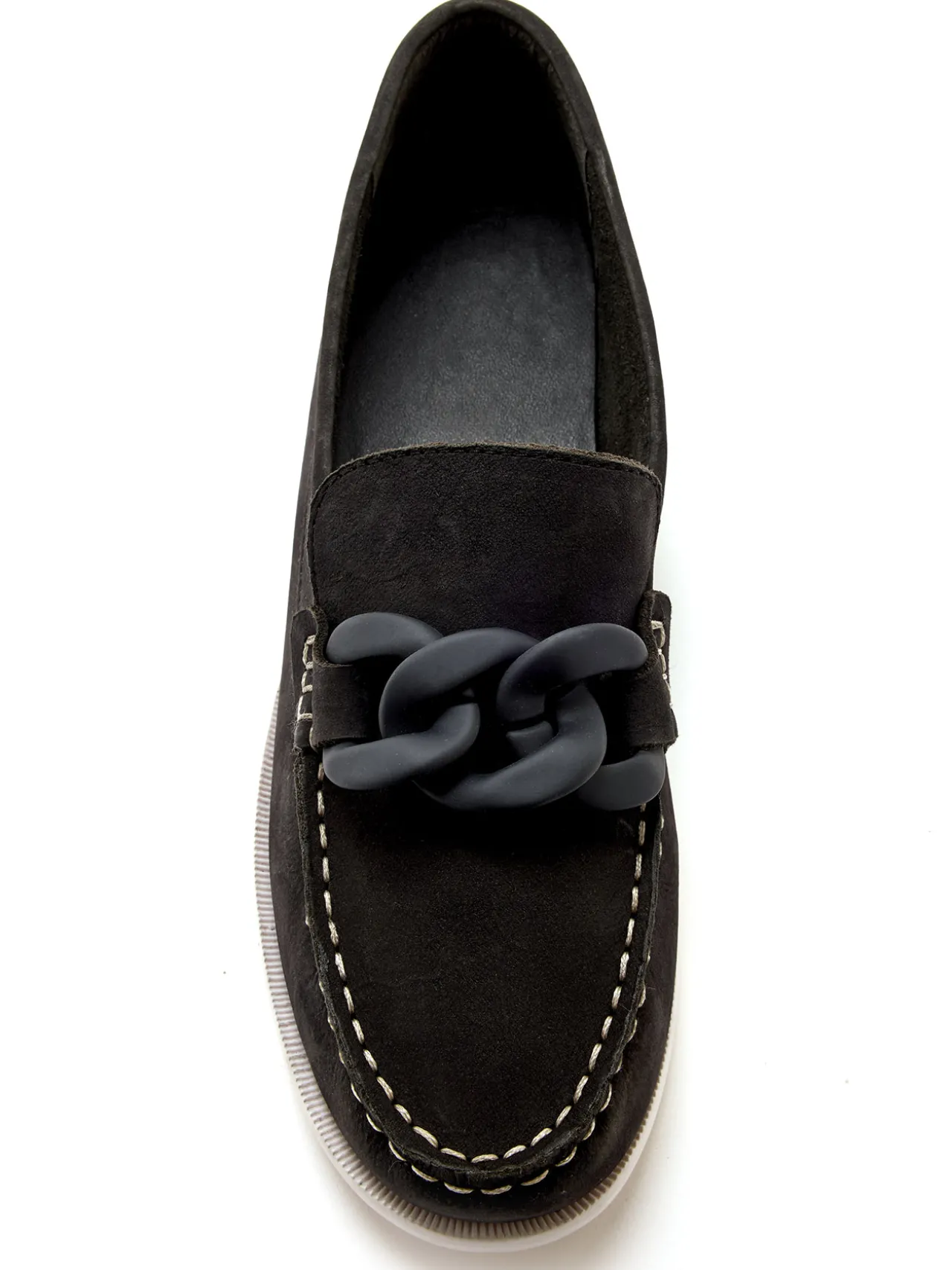 Mocassins bateau cuir nubuck