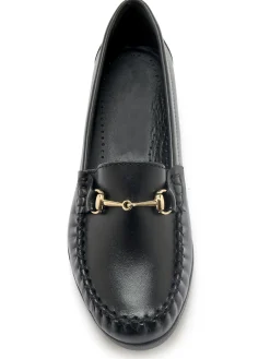 Mocassins boucle étrier grande largeur