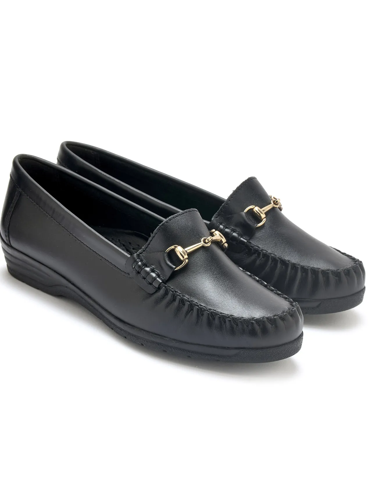 Mocassins boucle étrier largeur confort