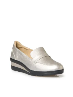 Mocassins compensés à aérosemelle