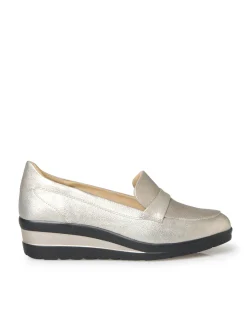 Mocassins compensés à aérosemelle